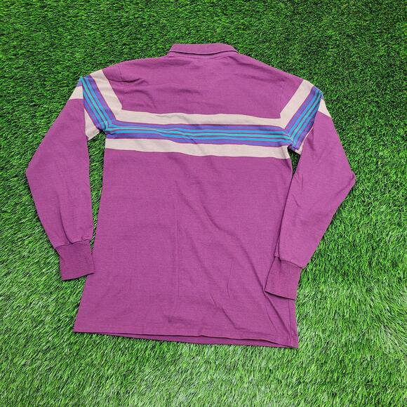 Vintage 80s Ocean-Pacific Polo Shirt Small 17x27 Purple - Picture 2 of 12